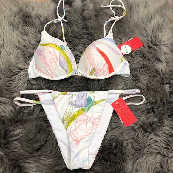 Gossip Other - Gossip | Women’s Bikini Set | White Floral | Large